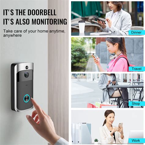 Smart WiFi Video Doorbell Wireless Door Bell Phone | Ubuy India