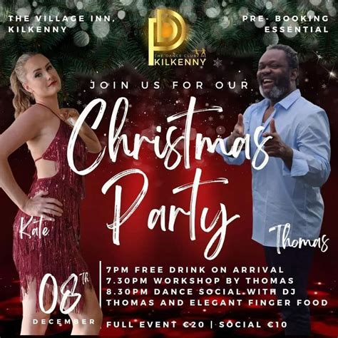 Bachata | Salsa | Kizomba Christmas Party Kilkenny City, The Village ...