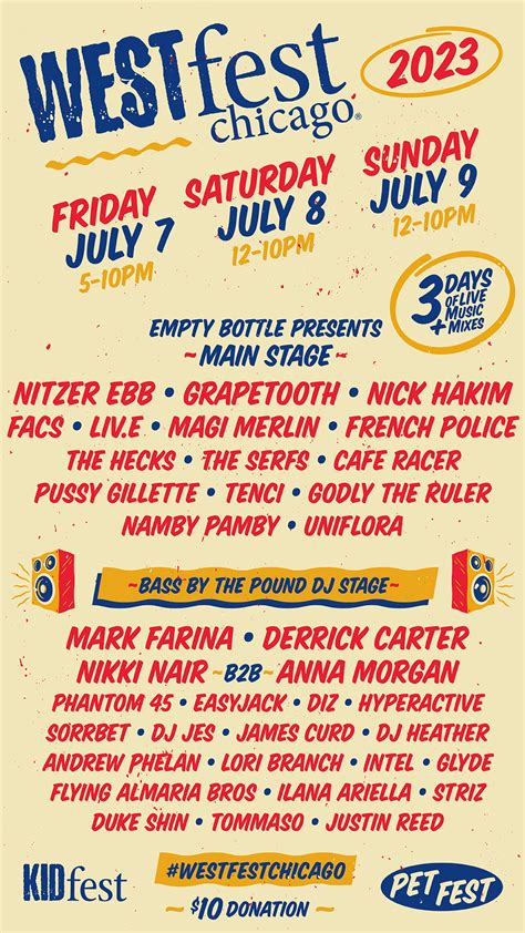 West Fest Chicago 2023 Lineup | Grooveist