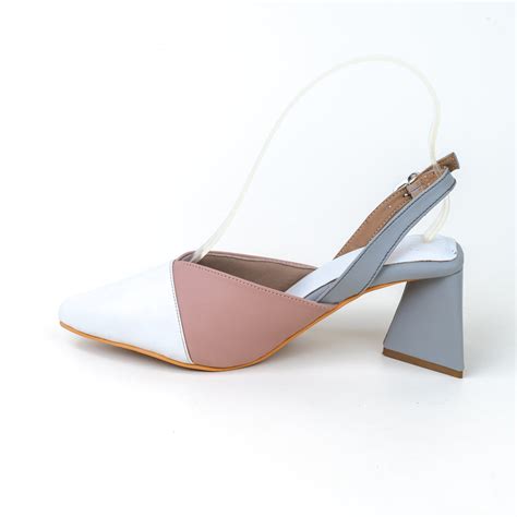 Pointed Toe Triangle Heel Clog with Backstrap – Preppy Shoe