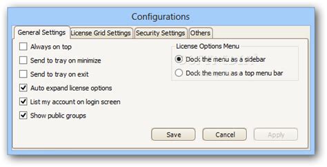 Image result for Software License Manager GUI
