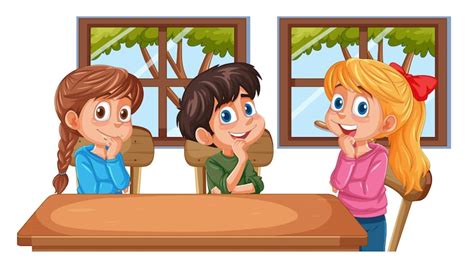 Students talking cartoon Images - Free Download on Freepik