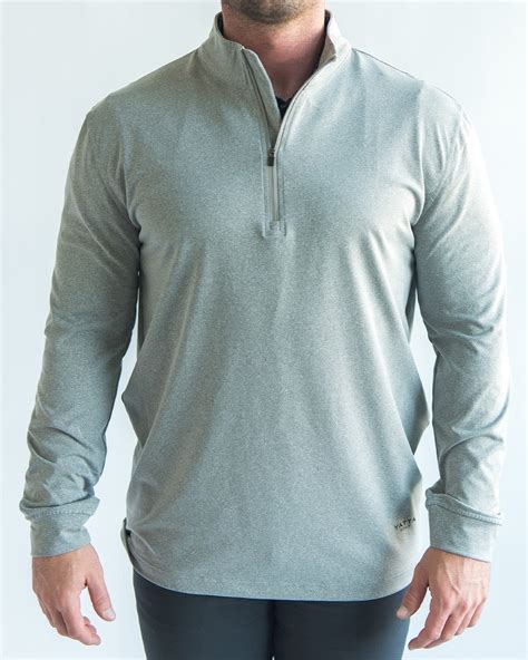 Grey Quarterzip Pullover. Butter-Soft Mens Quarter Zips. Only $49.95 ...