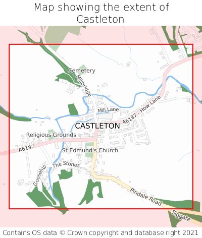 Image result for Castleton Map