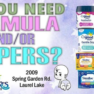 Baby Formula and Diapers, Inspira Forest Lakes Family Success Center ...