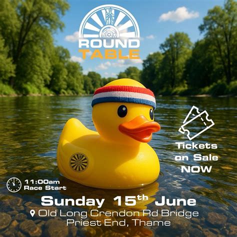 ? Thame Round Table Duck Race 2025 ?, Thame, Oxfordshire, Chalgrove, 15 ...