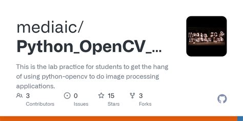 Image result for Create a App by Python OpenCV GitHub