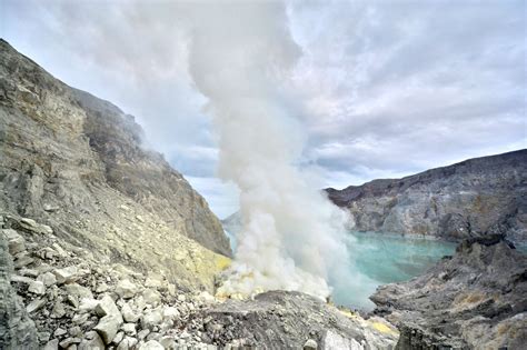 Image result for Kawah Ijen Volcano Exploding Blue Flames