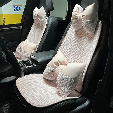 Cute Pink Car Seat Cover Set for Women Kawaii Car Accessories for Girls - Etsy