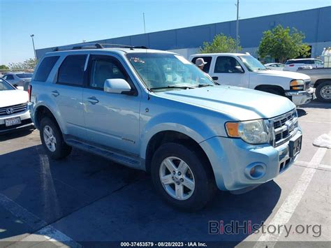 Report 1FMCU49HX8KA34234 FORD ESCAPE 2008 Blue Hybrid - price and damage history