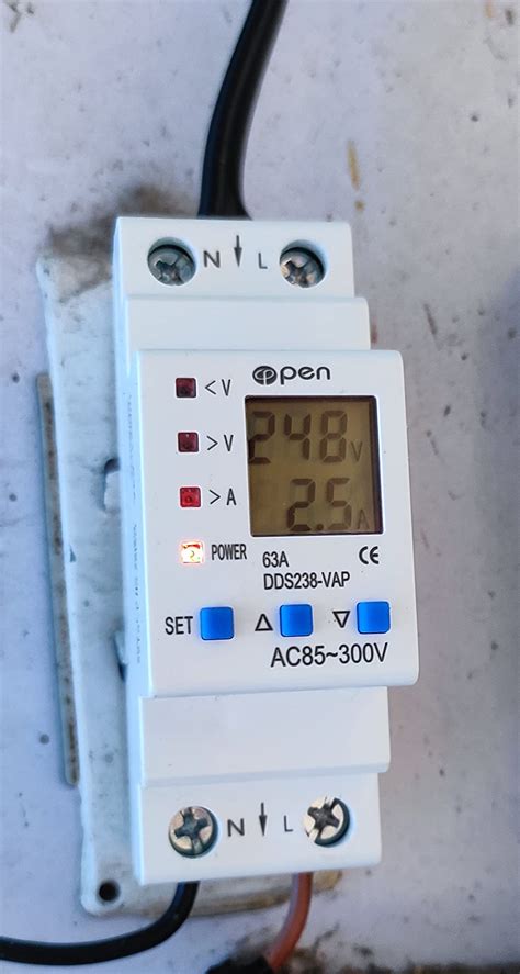 protium 1 Phase 2 Wire 85-300V Adjustable Over Under Voltage Protector ...