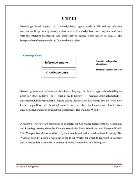 (R17A1204) Artificial Intelligence-63-88 - UNIT III Knowledge Based ...