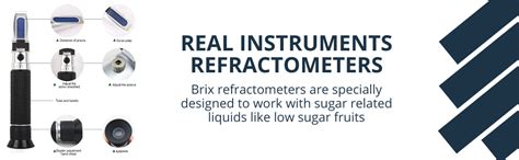 Real Instruments 0 To 18% Brix Refractometer Cutting Liquid ...