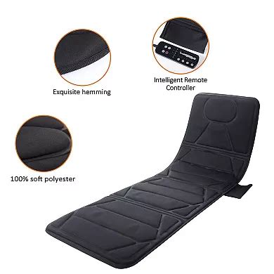 Full Body Massage Mat with Heat, Snailax Electric Massage Pad, Back ...
