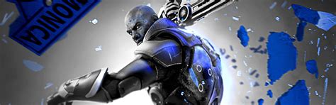 Download wallpaper gun, pistol, glass, game, armor, weapon, police, man ...