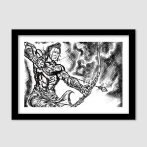Athah Poster Saviour Rama Paper Print - Pop Art posters in India - Buy ...