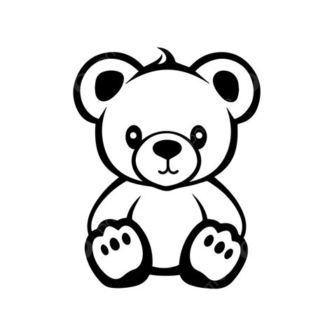 Outline Of Teddy Bear, Teddy Bear, Outline, Bear PNG Transparent Image ...