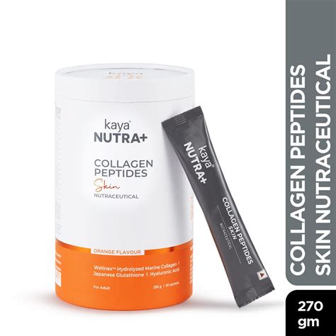 Kaya NUTRA+ Collagen Peptides Powder for Skin, Hair & Nails in Orange ...