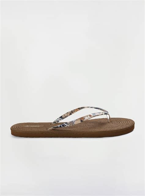 Buy Women Textured Jute Flip-Flops Online at just Rs. 299.0 ...