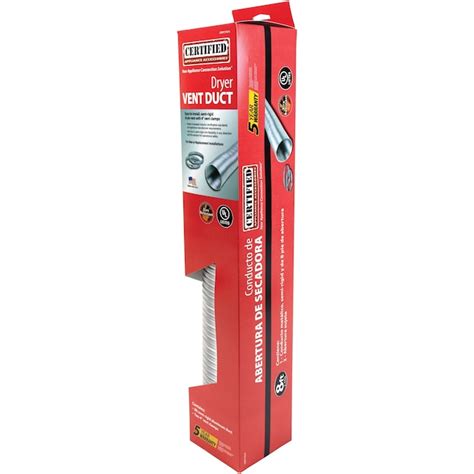 Certified Appliance Accessories Indoor Hook-up Dryer Vent Kit - 4-in ...