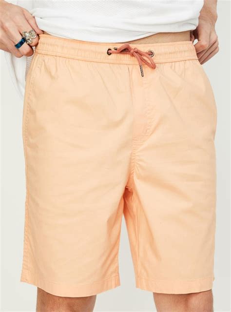 Buy Men Solid Slim Fit Shorts Online at just Rs. 799.0 - 1000012375264 ...