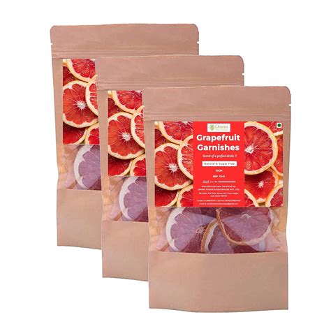 Omrai Foods Dehydrated Grapefruit Slice Garnishes 50GM | for Infused ...