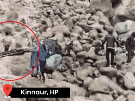 Landslide in Himachal's Mandi, cracks appear on flyover | Bhaskar English