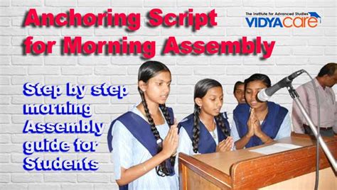 Image result for Anchoring Script for Morning Assembly