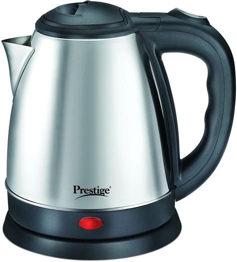 Prestige 1.8 Litres Electric Kettle (PKOSS 1.8)| 1500W| Silver - Black ...