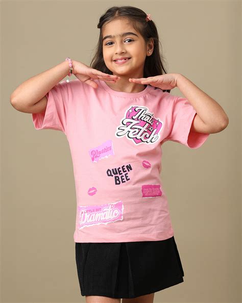 Mean Girls Printed Relaxed Fit Tshirt For Girls – Kidsville