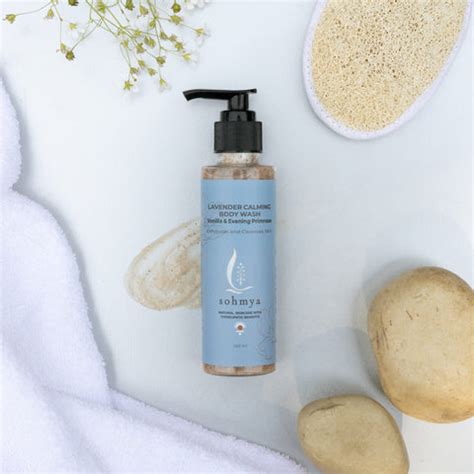 Lavender Body Wash - 2 in 1 Wash and Scrub | Sohmya Naturals