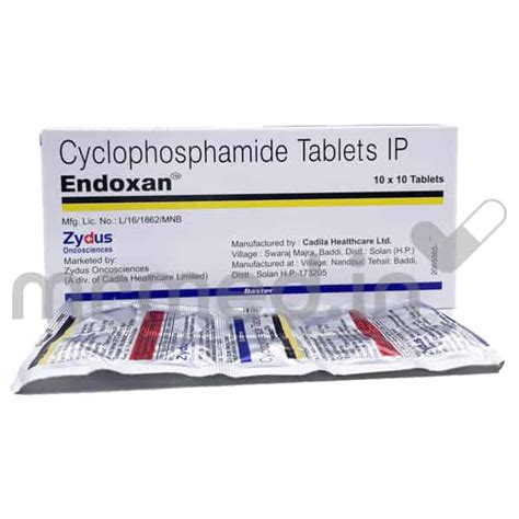 Buy Endoxan 50mg Tablet Online: Uses, Price, Dosage, Instructions, Side ...