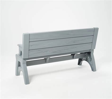 Convert-A-Bench Gen II XL Designer Series Indoor/Outdoor Bench-To-Table ...