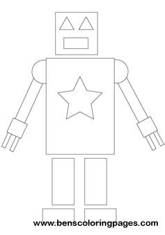 Robot Basic Shapes Worksheet 的图像结果
