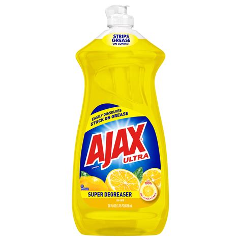 AJAX Liquid Dish Soap, Lemon Scent, 28 Fluid Ounce – Walmart Inventory ...