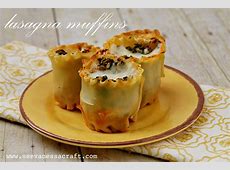 (recipe) spinach lasagna muffins   See Vanessa Craft