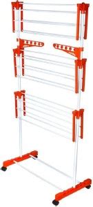 crobat Steel Floor Cloth Dryer Stand CV02 Heavy Duty Essentials Steel ...