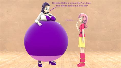 #3135101 - suggestive, artist:megatron-returns, rarity, sweetie belle ...