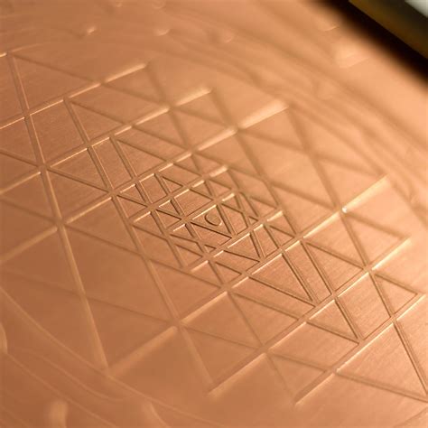 Sri Chakra Yantra Copper Embossed - Shunya Wellness