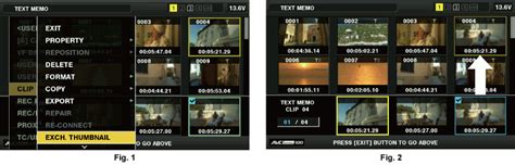 Changing thumbnails | Operating Instructions AJ-PX5100G | Panasonic