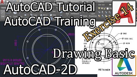 AutoCAD Basic Drawing Tutorial 的图像结果