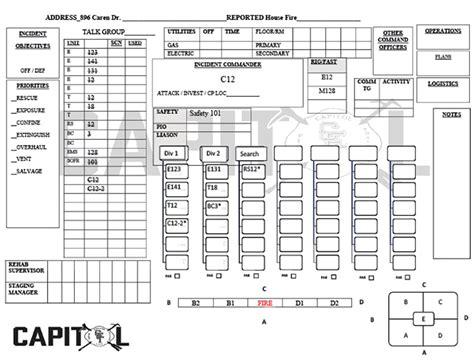 Image result for Fire Incident Command Worksheet