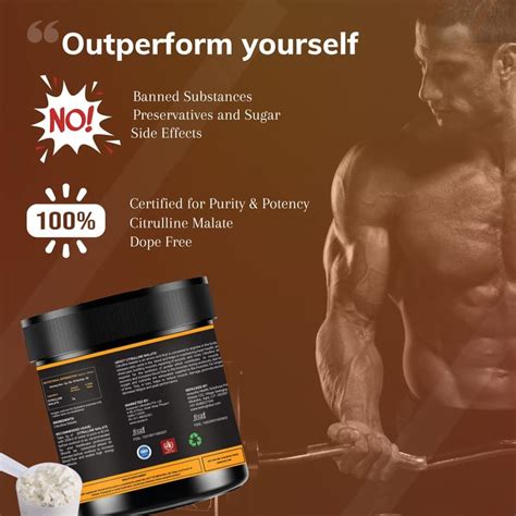 OSOAA Citrulline Malate Supplement Powder 100gm Unflavoured with Nitric ...