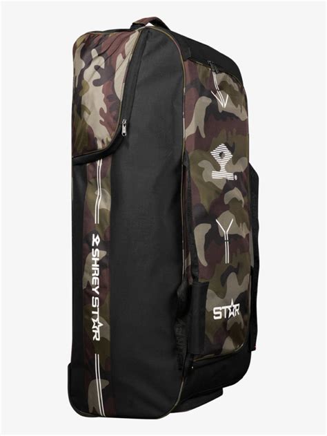 Shrey Star Wheelie Camouflage 2.0: Camouflage Wheelie Bag