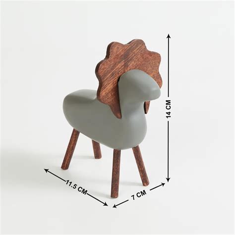 Buy Marshmallow Cement Sheep Figurine from Home Centre at just INR 549.0