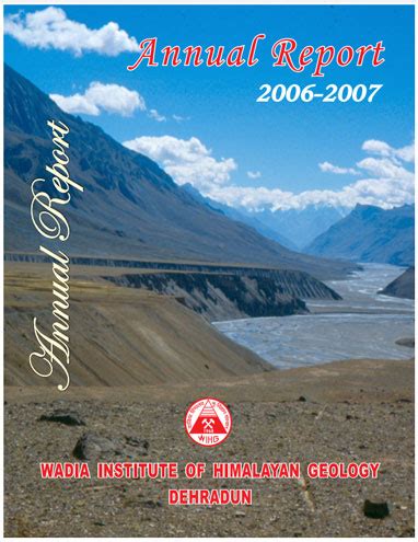 Annual Reports | Wadia Institute of Himalayan Geology