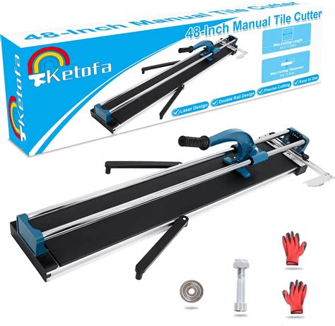 EliteEdge EliteEdge Manual Tile Cutter, 48 Inch with Tungsten Carbide ...