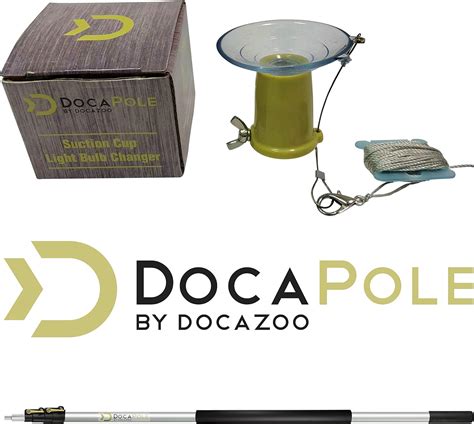 Buy DocaPole Light Bulb Changer with 5-12 Foot Telescopic Extension ...