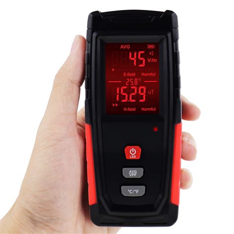 Emf Meter Rechargeable Digital Electric And Magnetic Field Radiation ...