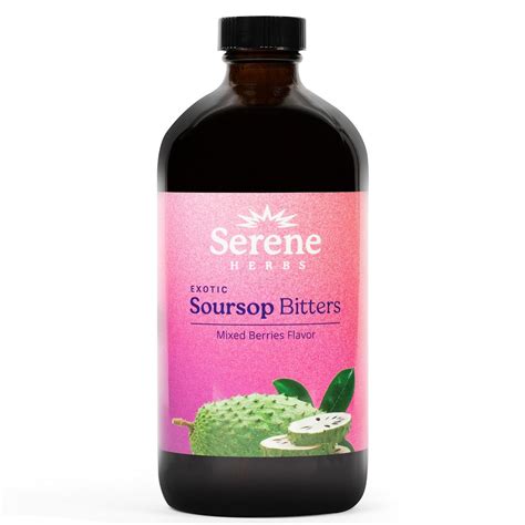 Amazon.com : Serene Herbs Soursop Bitters Liquid Mixed Berry with ...